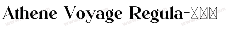 Athene Voyage Regula字体转换